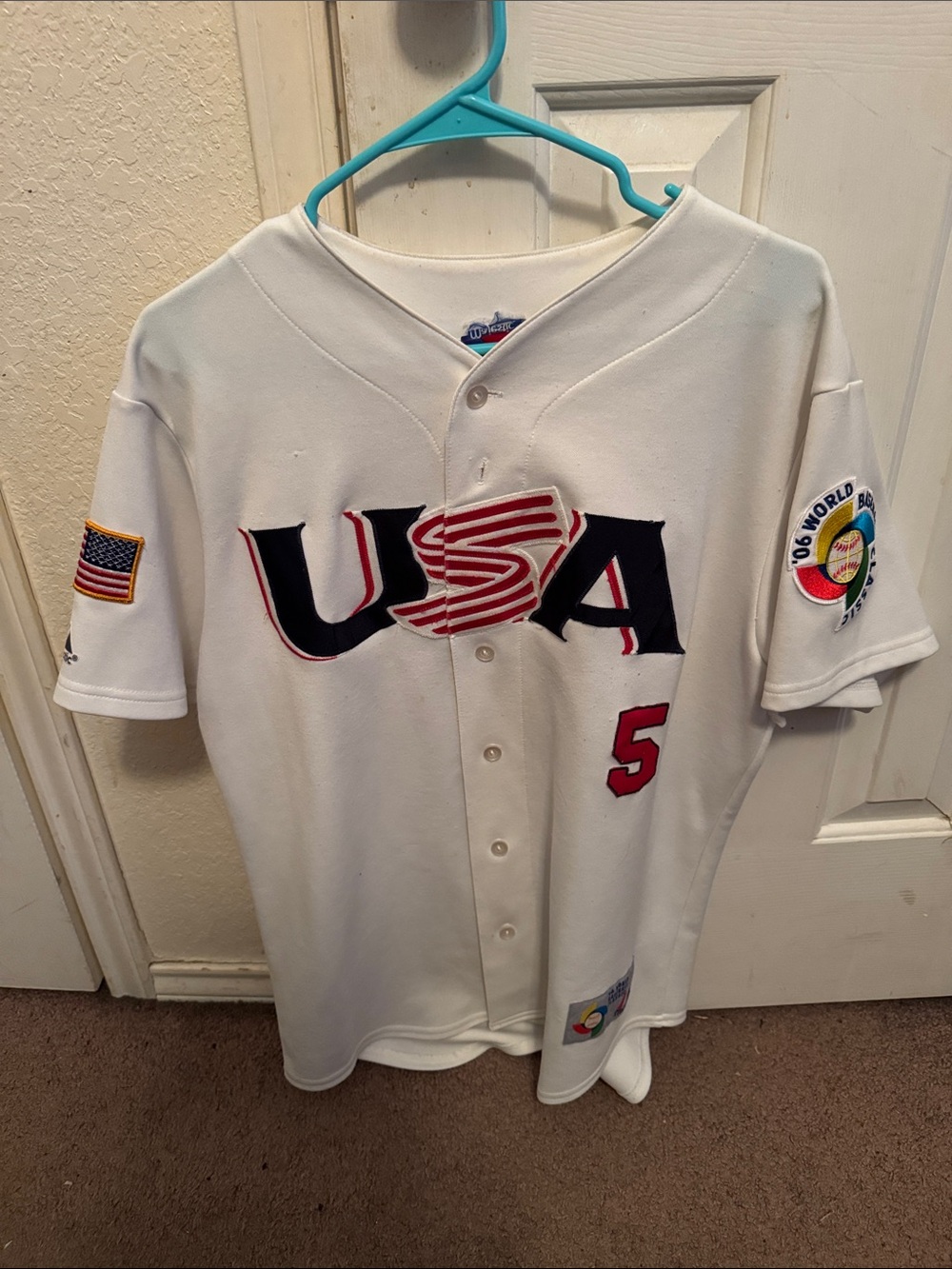 2006 WBC Team USA Jersey Customized